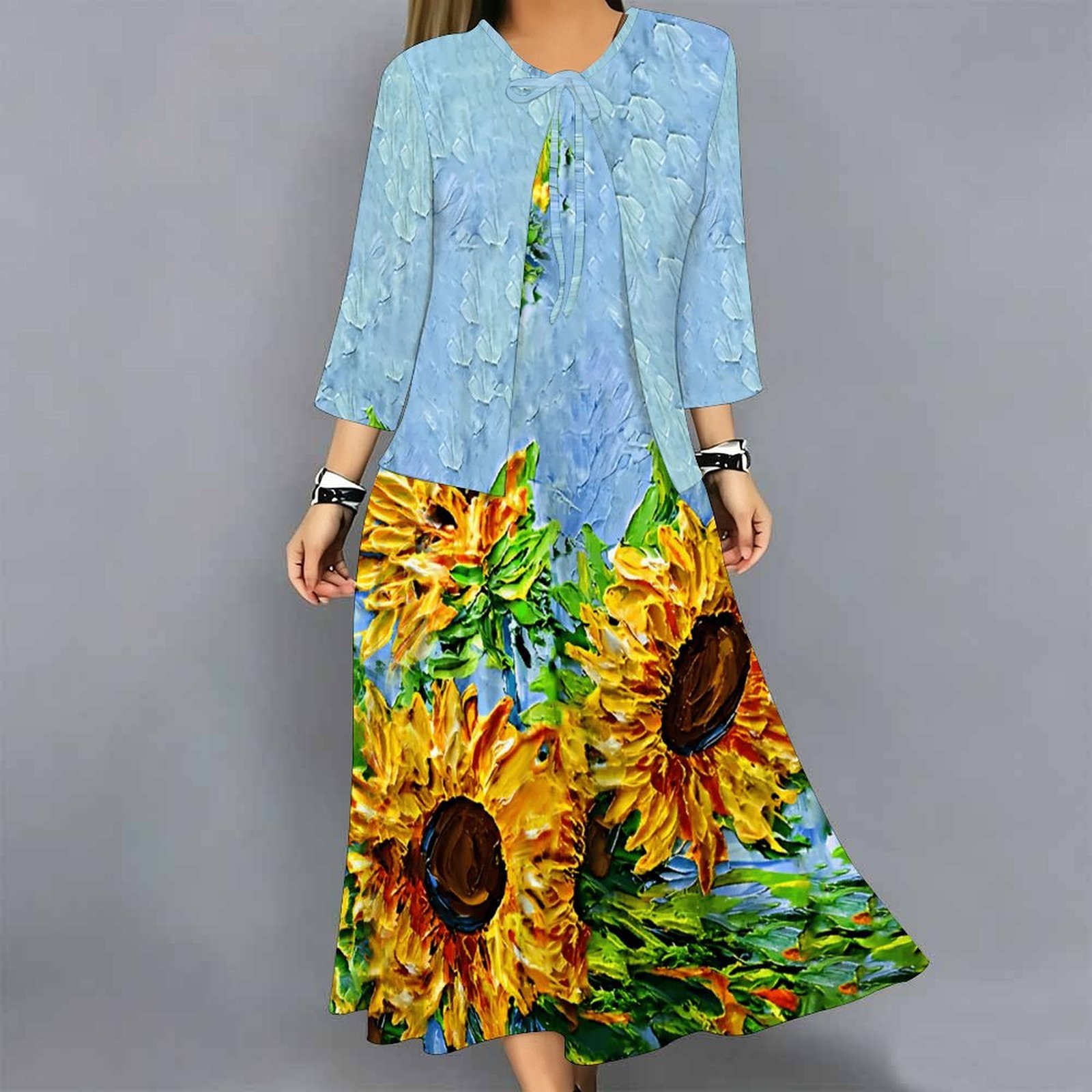 Kadın 2 Parça Elbise Takımı Ba - Midi Skirt Floral incelemesi ve fiyatı