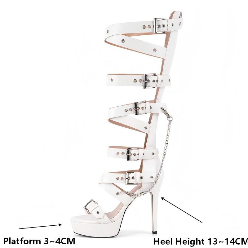 Onlymaker Platform Diz Boyu De - Sandal Strappy Heeled incelemesi ve fiyatı